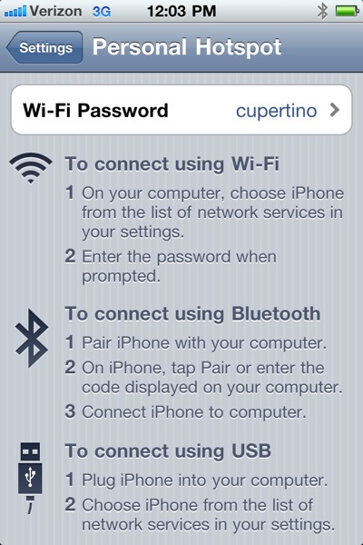 iphone personal hotspot