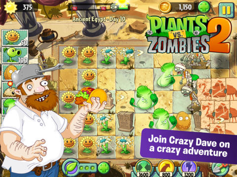 Plants Vs Zombies 2 App