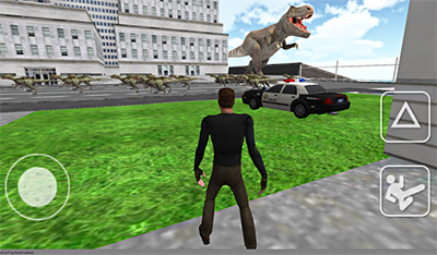 Dino in City-Dinosaur N Police Review