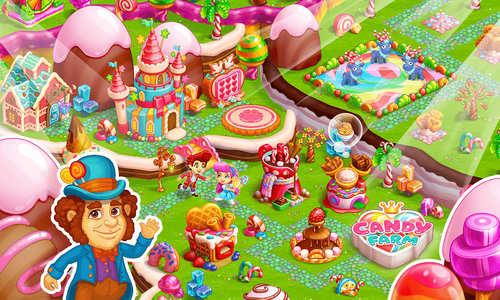 Sweet Candy Farm Game