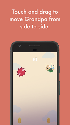 Falling Grandpa App