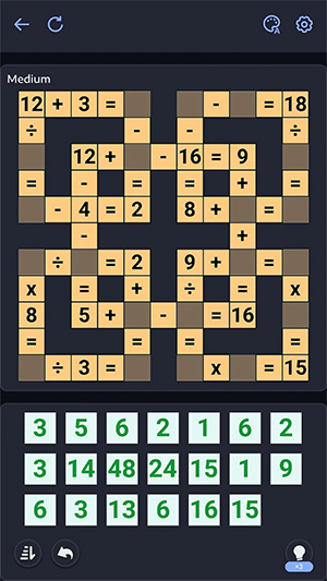 Crossmath - Math Puzzle Games App