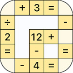 Crossmath - Math Puzzle Games Icon
