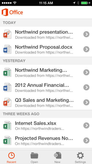 Microsoft Office Mobile App