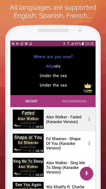 Karaoke 2018 App