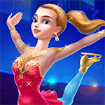 Ice Skating Balerina Icon