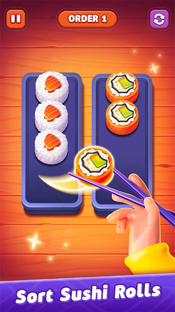 Sushi Sort Color Sorting Game Review