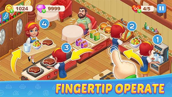 Diner Fever Cooking Game App
