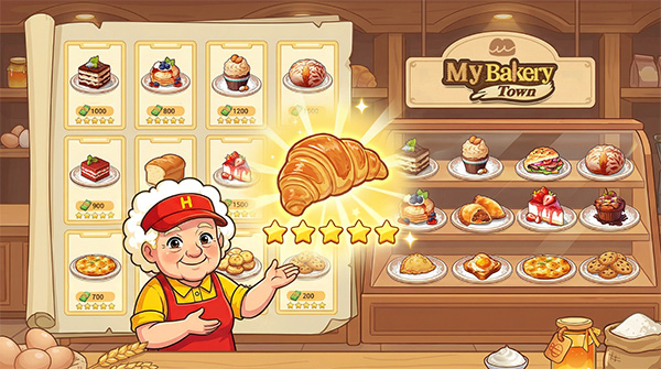 My Bakery Town Decorate &Grow App