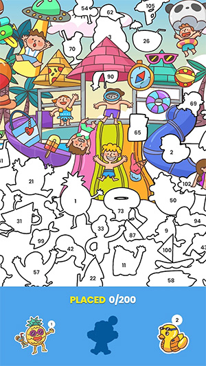 Sticker Book Color By Number App