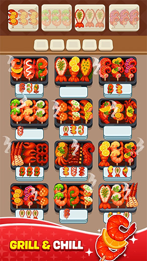 Skewer Jam Food Sort App